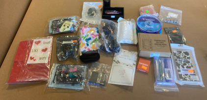 (2) Lego Packs (1) 10-Pack 15 Amp Micro Cartridge Fuses (1) Cow Print Iphone 12 Case & Much More