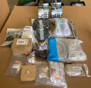 (2) Dryer Vent Close Elbows (1) High Pressure Shower Head (1) Knee Brace & Much More
