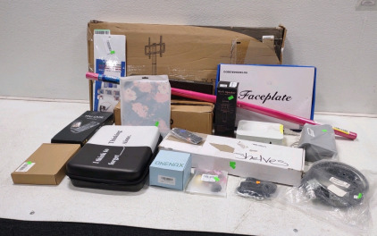 TV Stand w/ Mount, iPad 10th generation case, golden PS5 Skin, & More