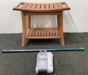 Bamboo shower chair and more