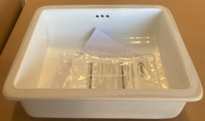 ProFlo Sink PF1713UWH 17-1/2&rdquo;x 13 9/16&rdquo;