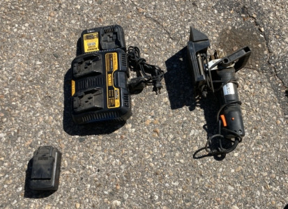 DeWalt Battery Charger & Hand Saw. EB