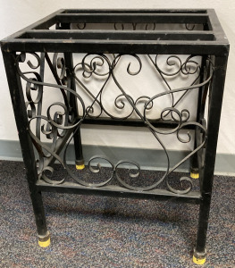 Iron Side Table - Needing Glass Top