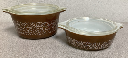 Vintage Woodland Pyrex
