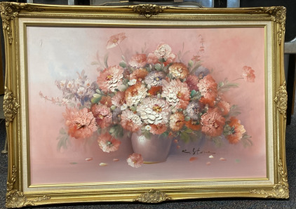 Antique Oil Painting W/ Wood Frame