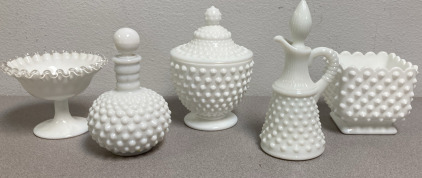 Vintage MilkGlass Candy Dishes & More