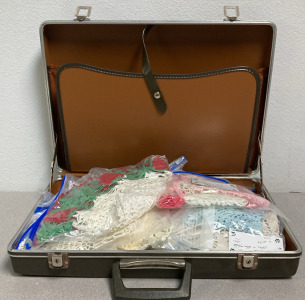 Vintage Breif Case w/ Dollies