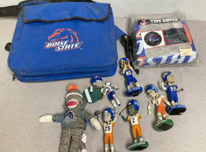 BSU Stadium Seat, Tire Cover, & Bobble Heads - EB