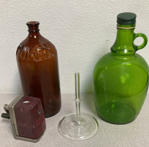 EB-Vintage Purex Bottle, Green Jug & More