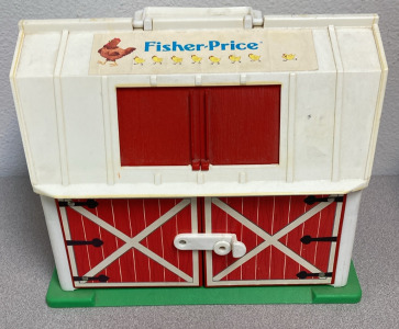 Vintage Fisher-Price Toy Barn House