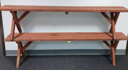 2 Wood Benches