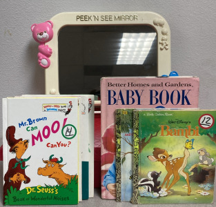 Vintage Little Golden Books,Dr. Seuss&rsquo;s, Peek&rsquo;n See Mirror & More