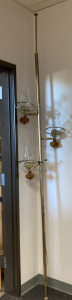 Vintage Amber Corner Lamp