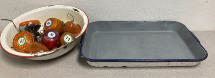 Vintage Lights/Covers, Pan,Bowl