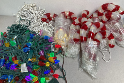 String Lights & Candy Cane Lights