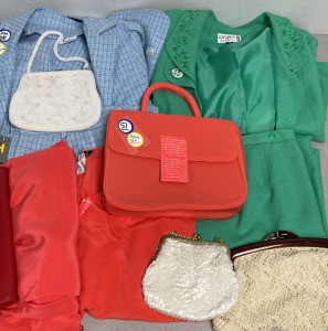 Vintage 2-Piece Women&rsquo;s Suits & Vintage Purses