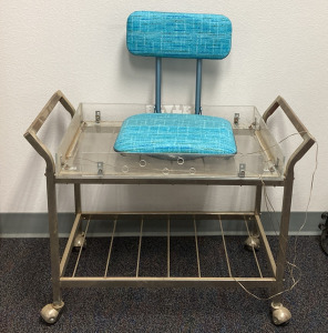 Trolley Cart & Vintage Stadium Seat