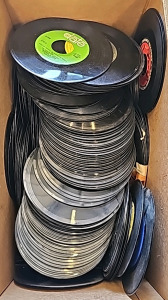 Box Of Vinyl Records