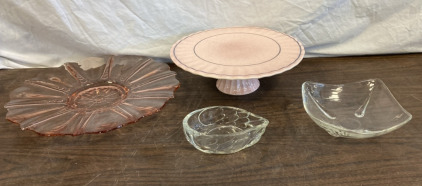 Glass serving dishes EB