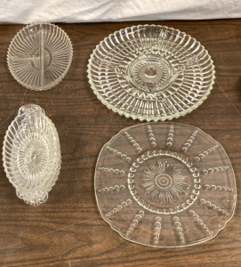 Glass serving dishes EB
