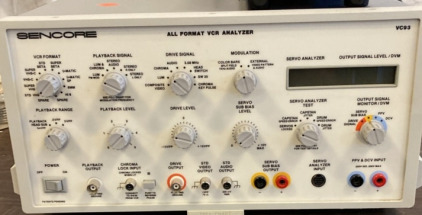 Sencore All Format VCR Analyzer & Magnavox Color Video Camera - EB