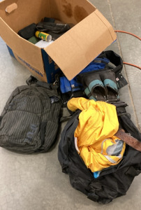 Box of Clothing & Bags - EB
