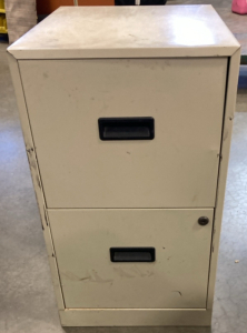 White Filing Cabinet - EB