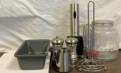 Pepper Grinder, Bread Pan, & More Kitchenware - EB