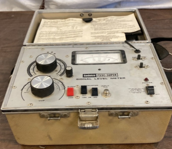 Vintage Sadelco 733C-Super Signal Level Meter - EB