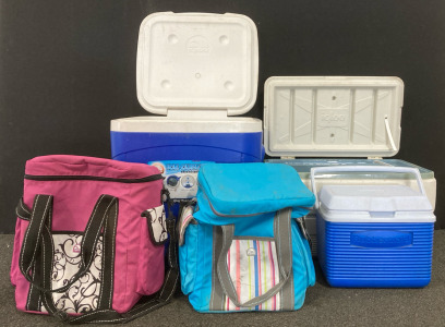 (5) Coolers - (2) Soft, (3) Hard