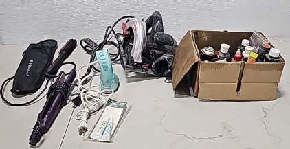 Craftsman Saw, (2) Hair Straighteners, And More!