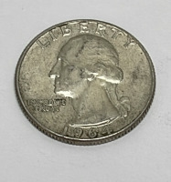 (2) Washington Silver Quarters Dated 1964 - 2