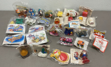 (30+) 1990’s McDonald’s Happy Meal Collectible Toys… Mario Bros, Astronauts, Snow White, Back To The Future, McDino Changables, Mighty Mini 4x4’s