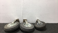 (3) Heavy Duty Castor Wheels