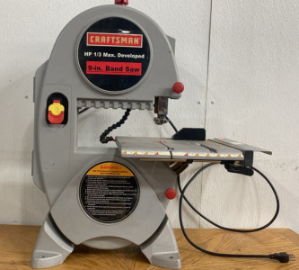 (1) Craftsman HP 1/3 Max. Developed 9&rdquo; Band Saw