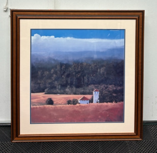 Carol Satrianti “Fog Bank In The Valley” Print