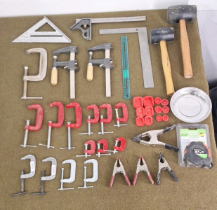 Collection Of Assorted Clamps & More