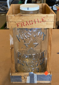 Eagle Giant Jerky 18” Vintage Jumbo Mason Jar