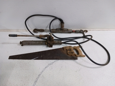 Hydraulic Inline Hand Pump and Hand Saw