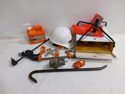 Large Box, Copper Pipe, Pipe Wrench, Tools and More