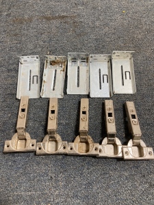 Large Lot of Various Cabinet Hingers