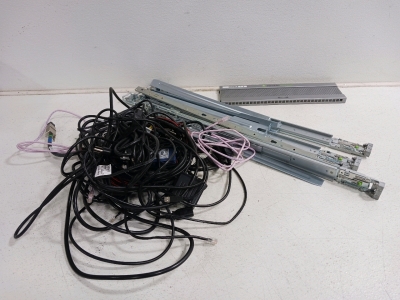 Server Rack Sliders, Computer Power Cords, CAT5 Cables, and More