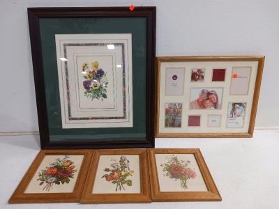 4) Flower Art Prints