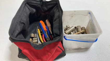 Tool Bag w/ Hand Tools and Socket Bits