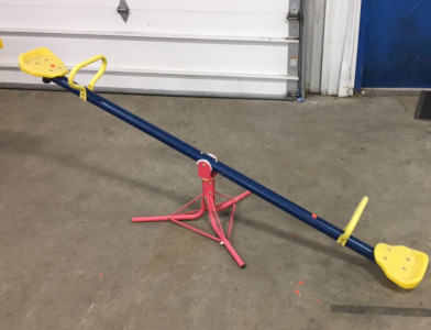 78&rdquo; Metal Kids Playground Rotating See-Saw