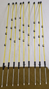 (9) Garnifex, 46" Step In, Electric Fence Post