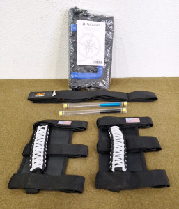 (2) Universal, Velcro, Roll Bar Grab Handles & More