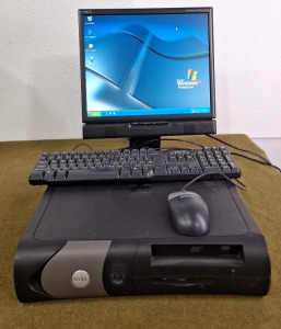 (1) Dell Optiplex GX280 W/ NEC, LCD Monitor, Keyboard & Mouse & Windows XP