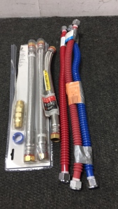 (5) Water Heater Supply Lines and Connectors