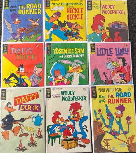 Assorted Classic Comics Including Daffy Duck, Woody Woodpecker, Bugs Bunny, & More